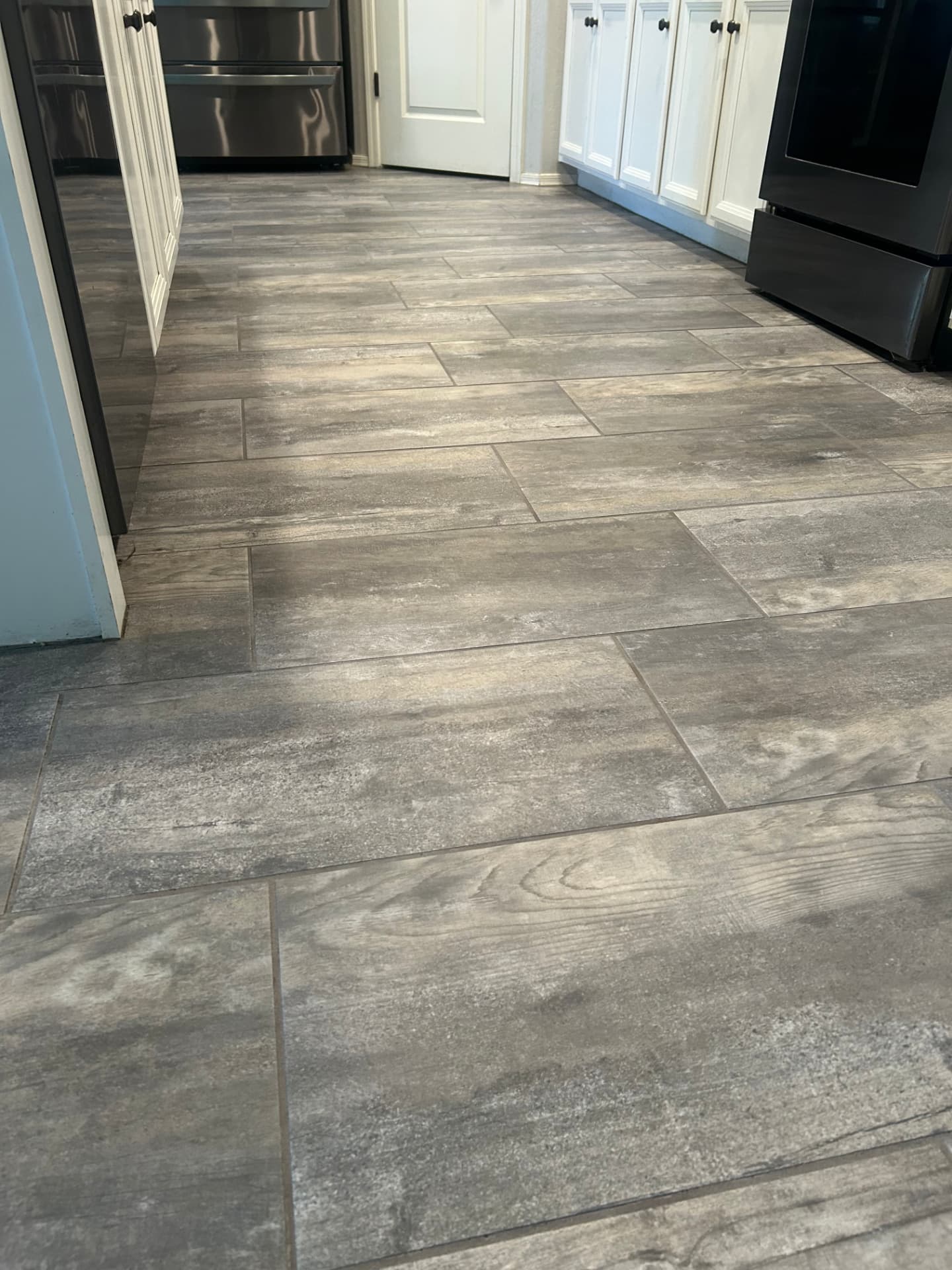 After: Kitchen tile & grout restoration